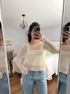Tigermist Tamera Knit Top in Cream